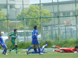 ＦＫから合わされ失点