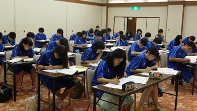 勉強中の様子